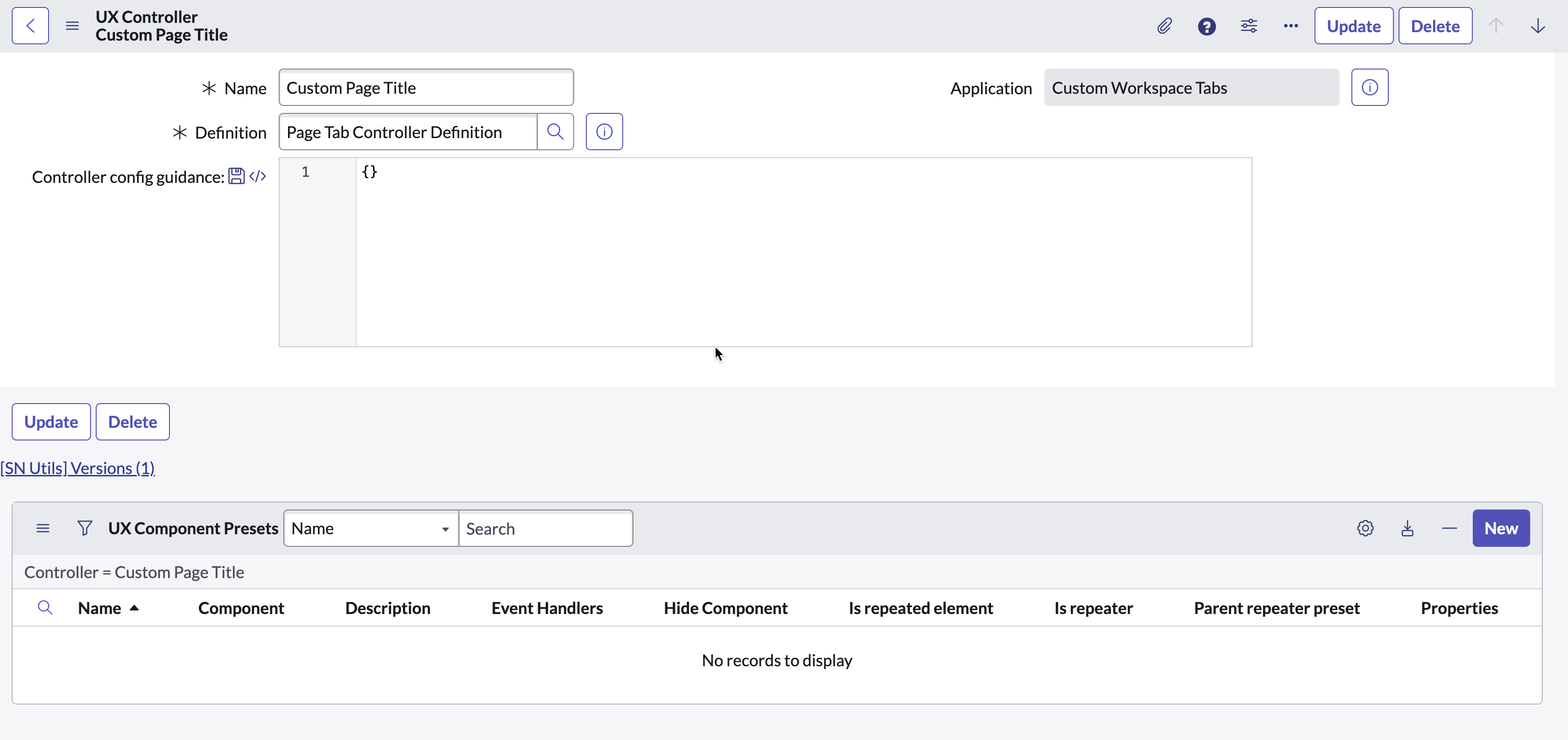 Create a UX Controller